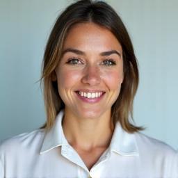 Portrait d'une femme souriante, experte en protection de peinture automobile.